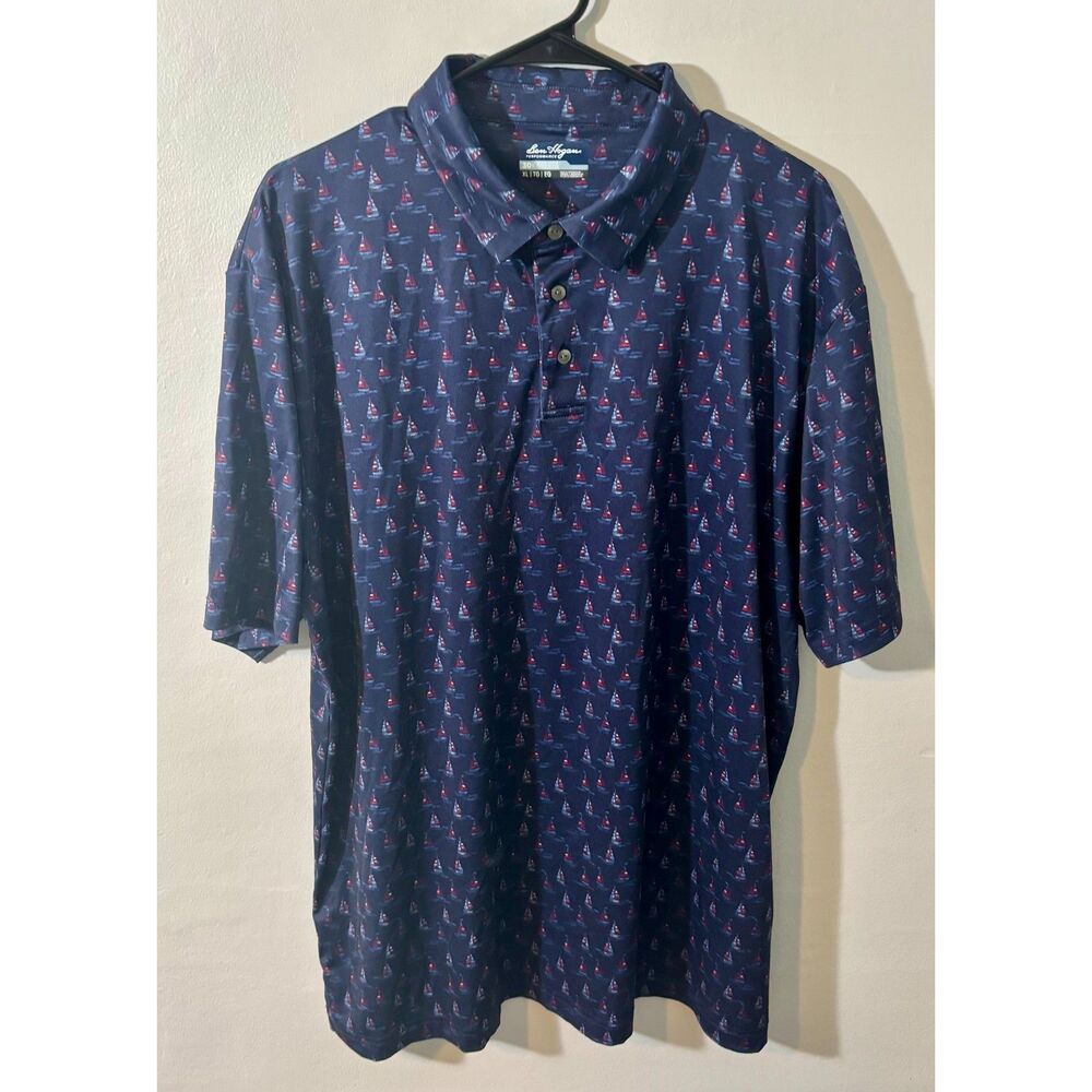 Ben Hogan Performance Golf Polo – Sailboat Print XL